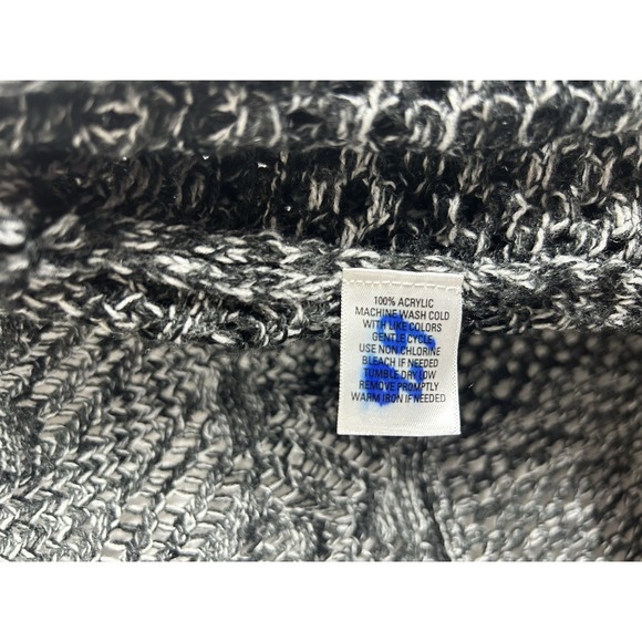 GN Indigo Womens Long Crochet Open Knit Duster Cardigan Size 2X Neutral Layer - Picture 5 of 8